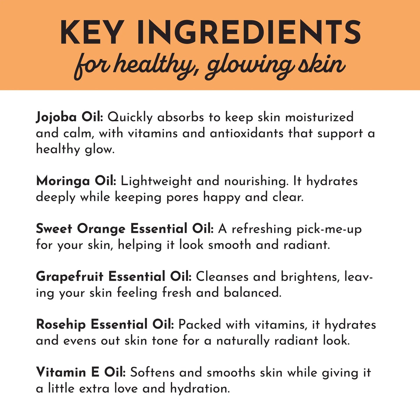 Just Ingredients Organic Body Oil
