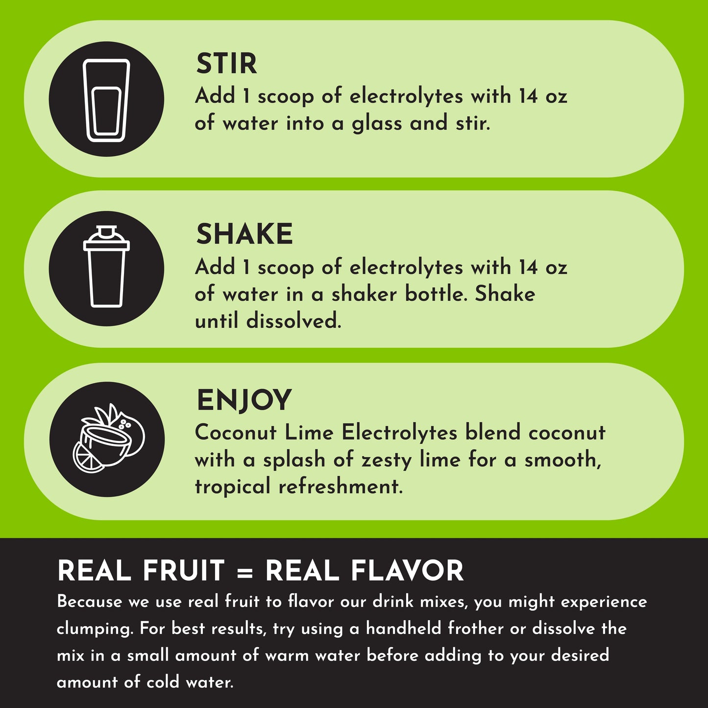 Just Ingredients Electrolytes Coconut Lime