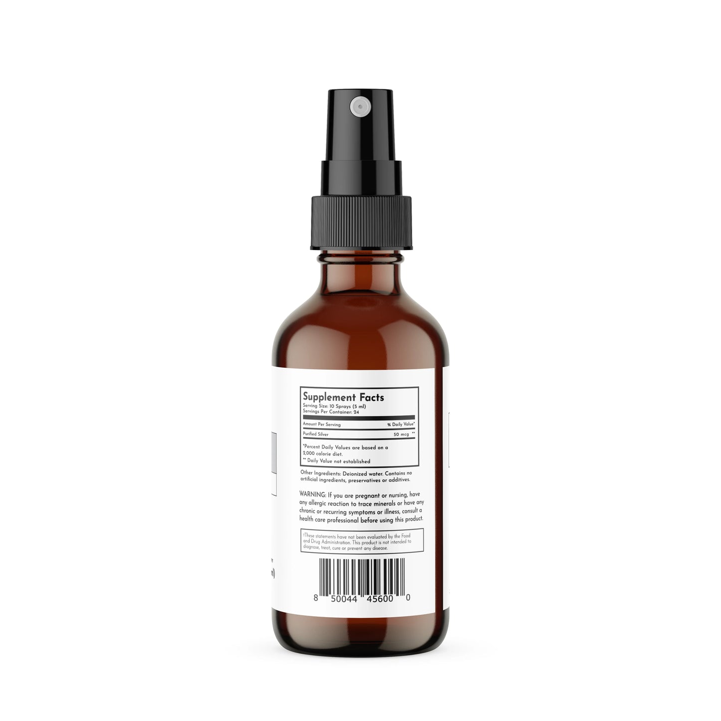 Just Ingredients Colloidal Silver Spray