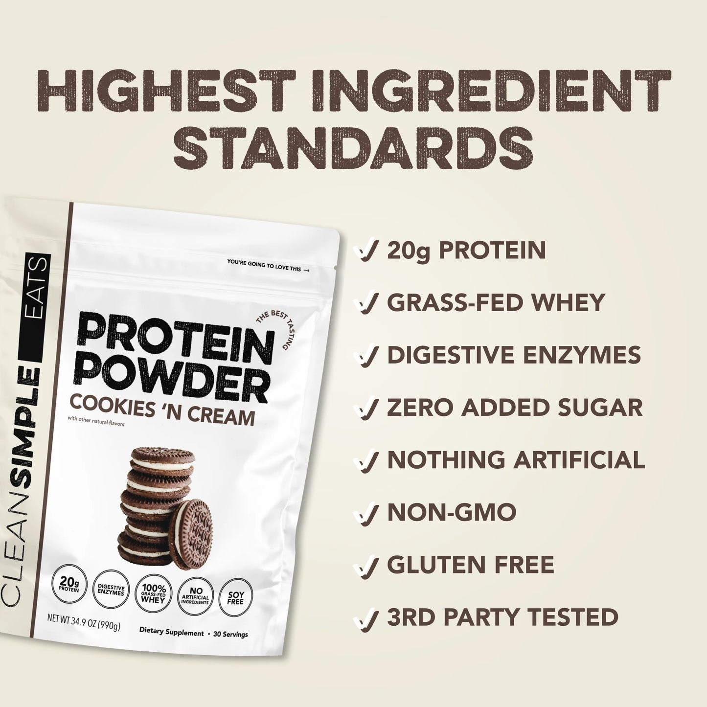 CSE Protein Powder - Cookies 'N Cream