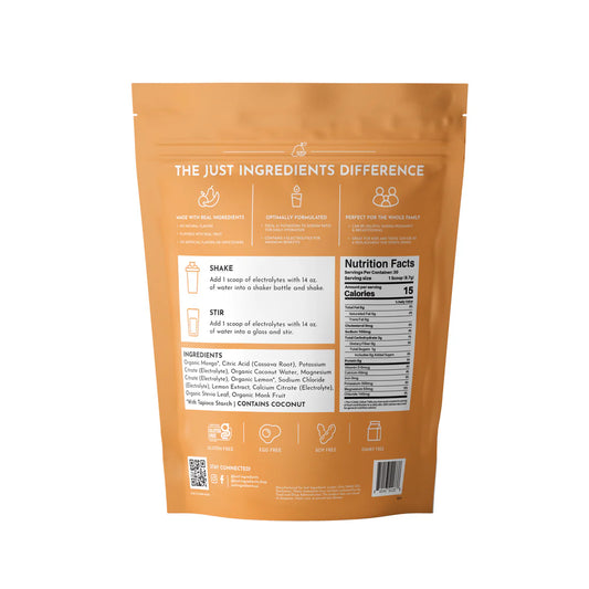 Just Ingredients Electrolytes Mango Lemonade