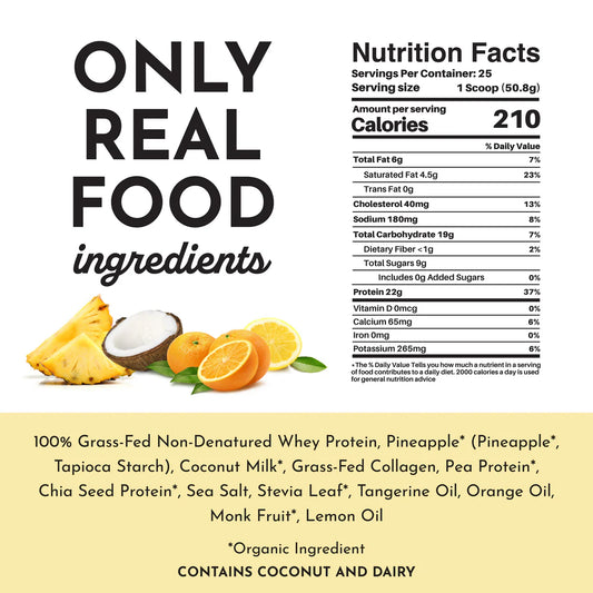 Just Ingredients Tropical Paradise Protein Powder