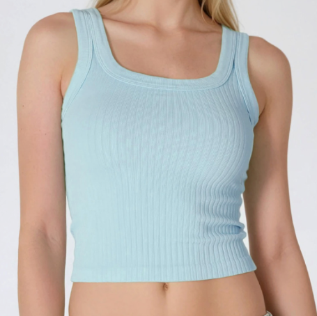 Wide Ribbed Tank Top