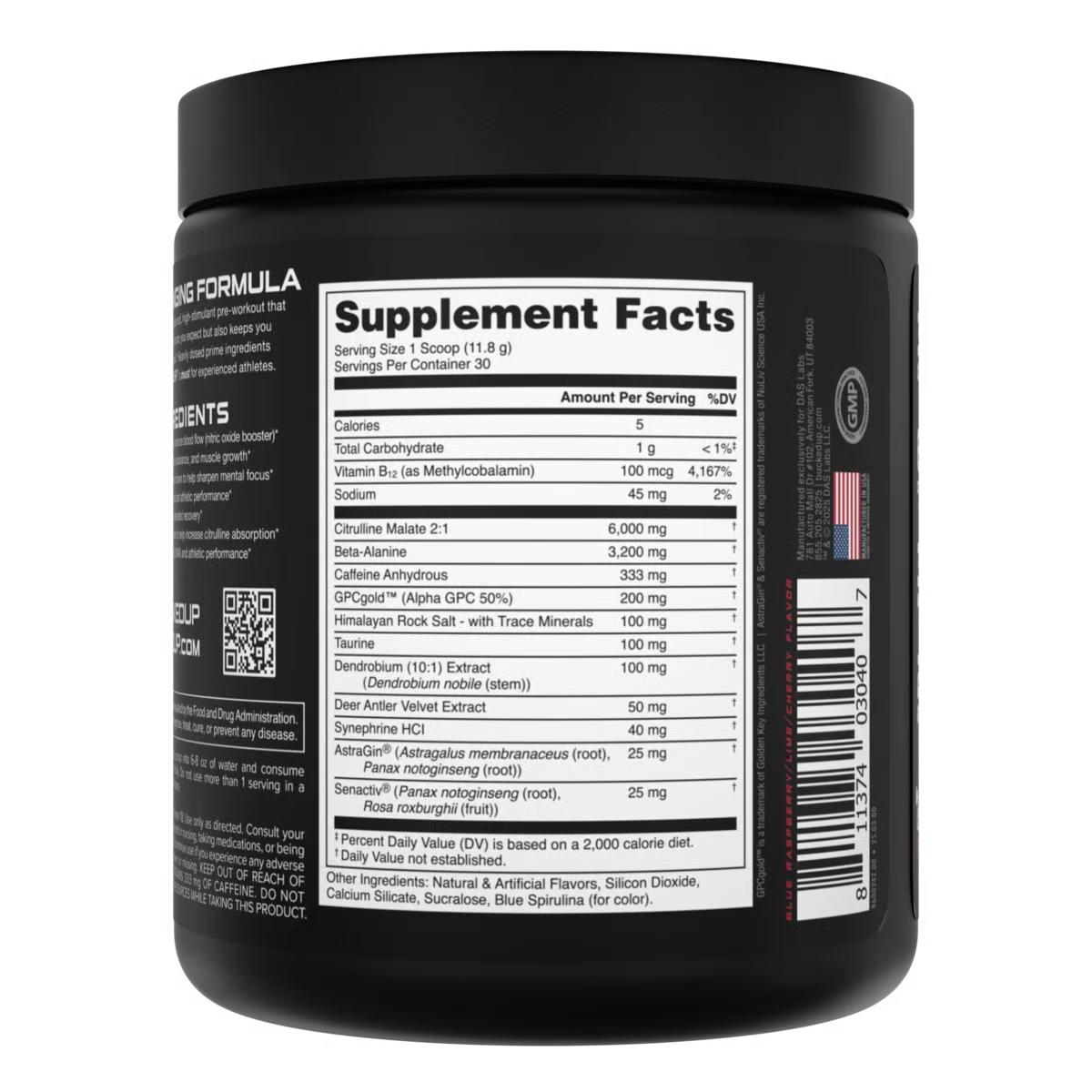 Bucked Up - Pre-Workout Woke AF