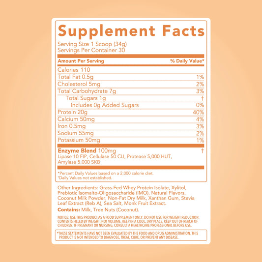 CSE Protein Powder - Coconut Cream