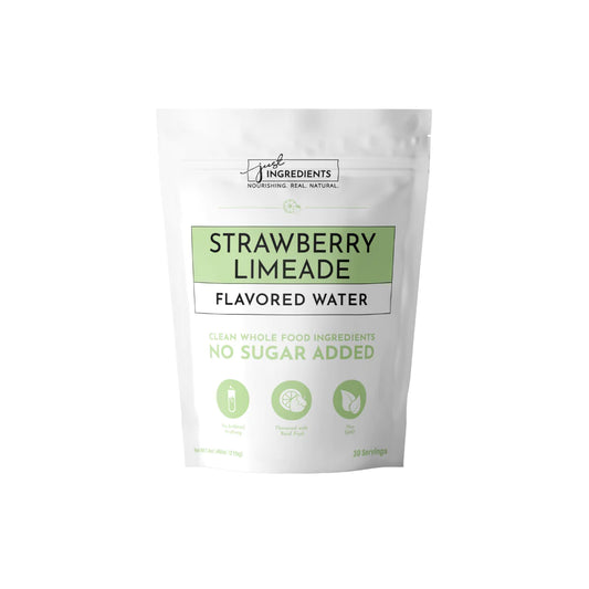 Just Ingredients Flavored Water - Strawberry Limeade