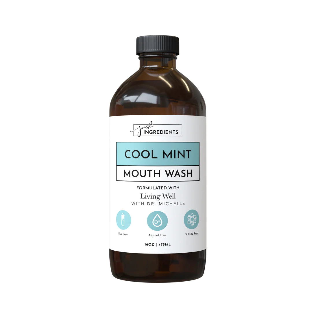 Just Ingredients Remineralizing Mouth Wash - Cool Mint