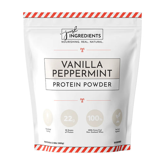 Just Ingredients Vanilla Peppermint Protein Powder