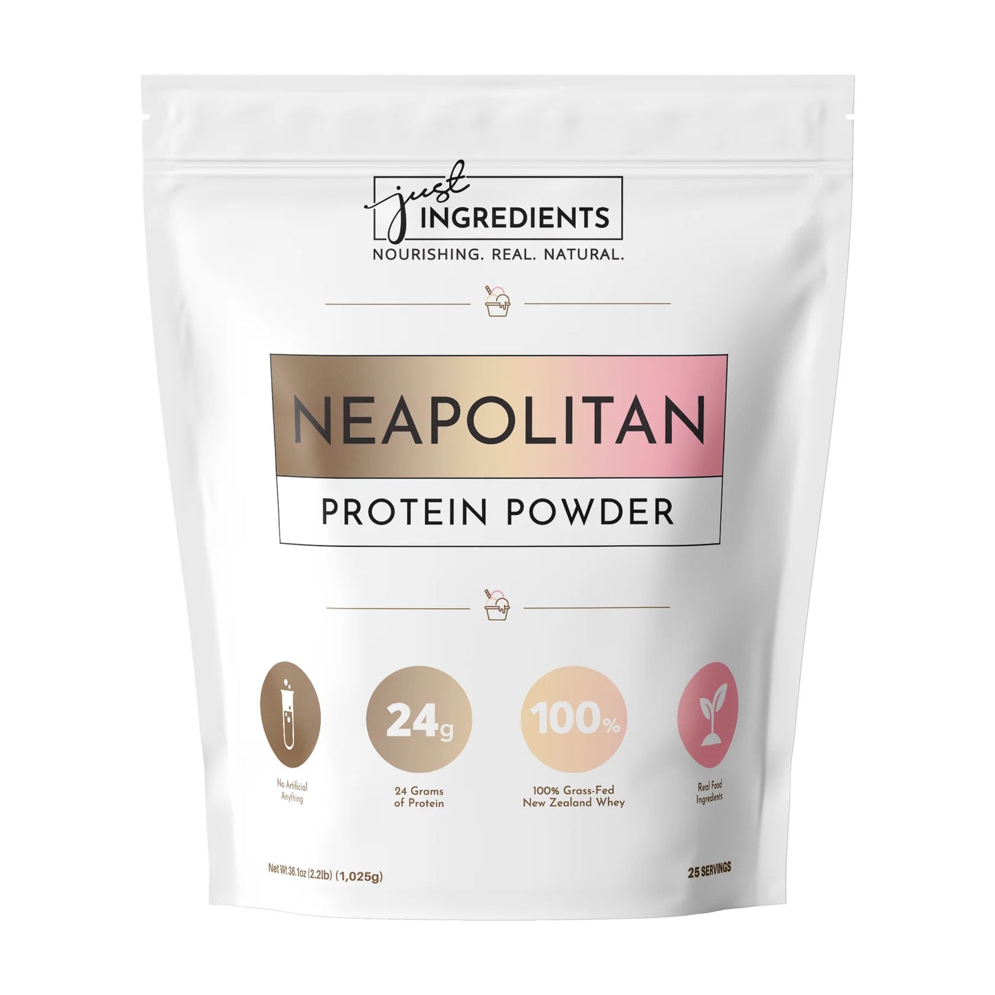 Just Ingredients Neapolitan Protein Powder