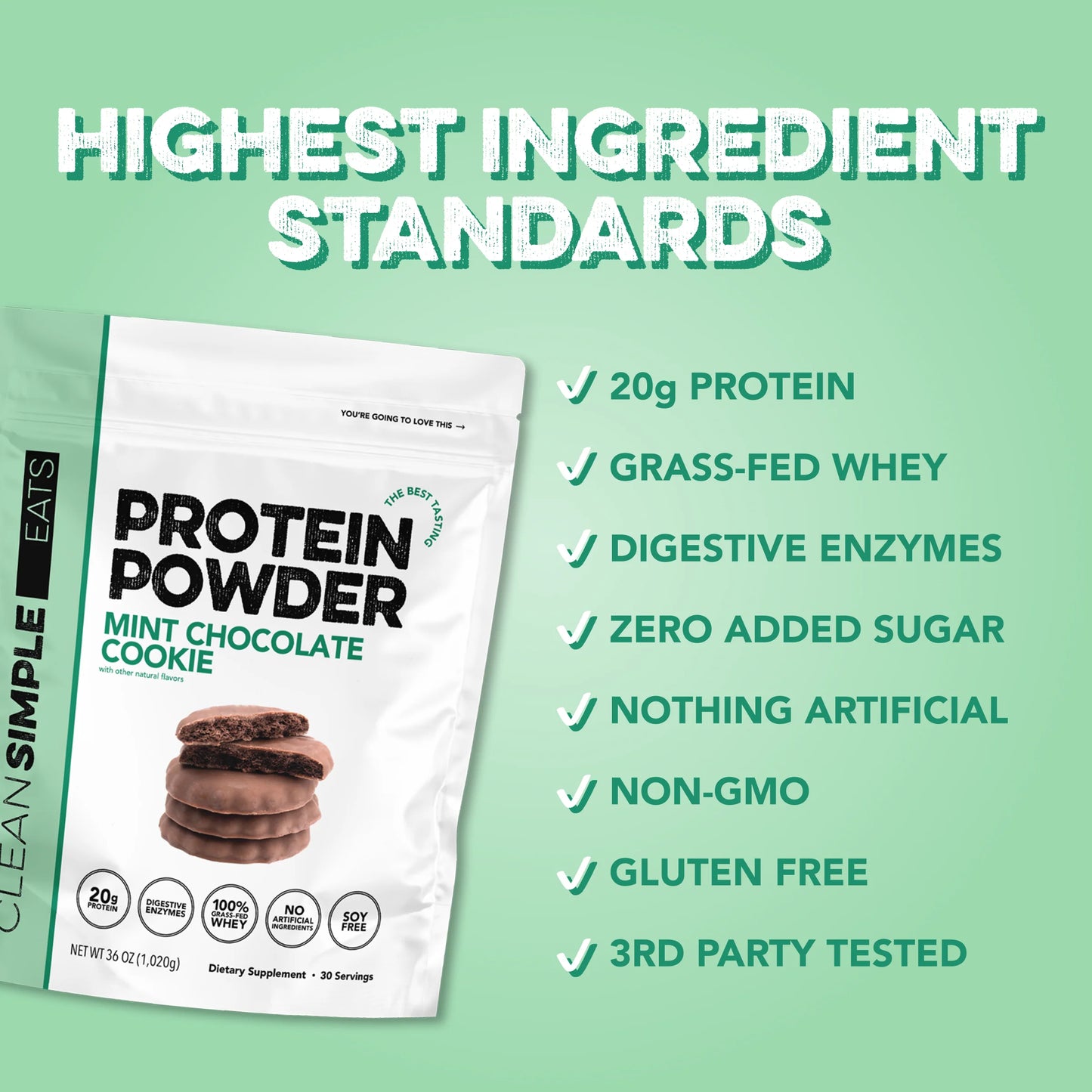 CSE Protein Powder - Mint Chocolate Cookie