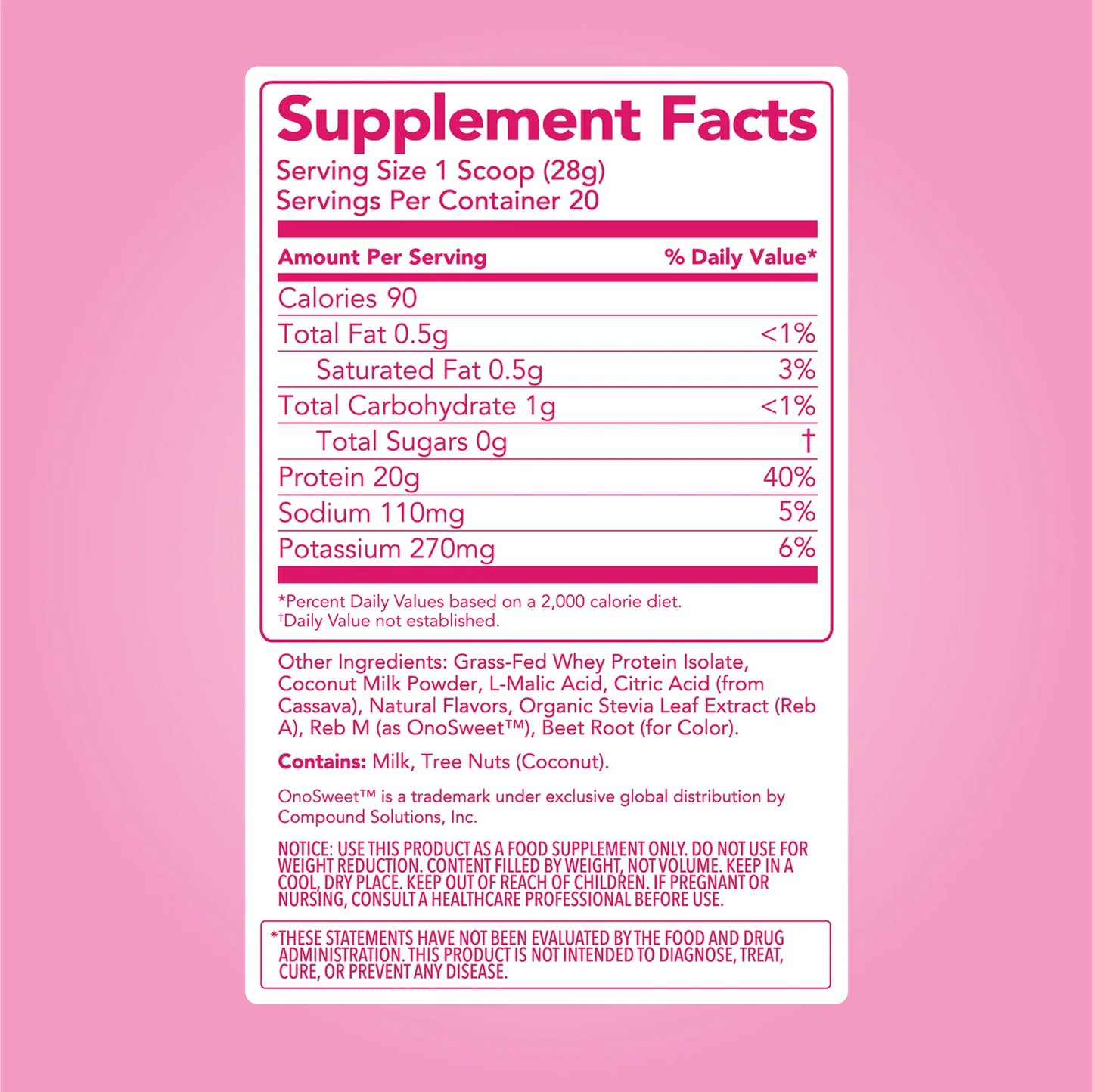 CSE Clear Protein Powder