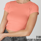 Ribbed Crop Tee