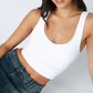 Clean Line Racerback Crop