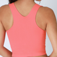 Clean Line Racerback Crop