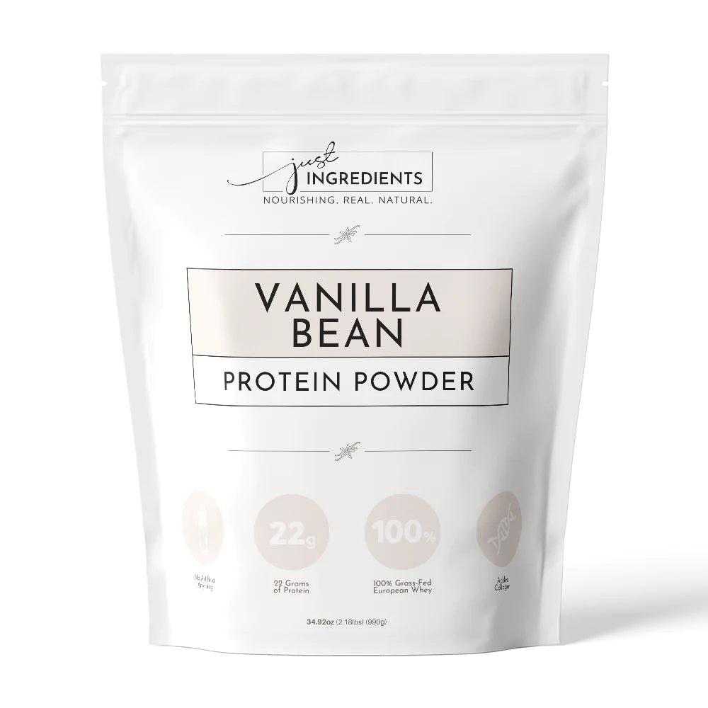 Just Ingredients Vanilla Bean Protein Powder – BU Collective