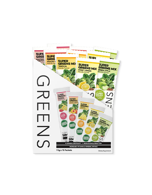 CSE Greens Mix Variety Pack (10 Single Serving Stick Packs)