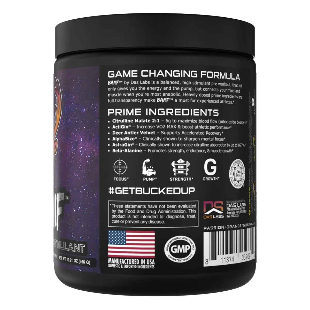 Bucked Up - Pre-Workout BAMF