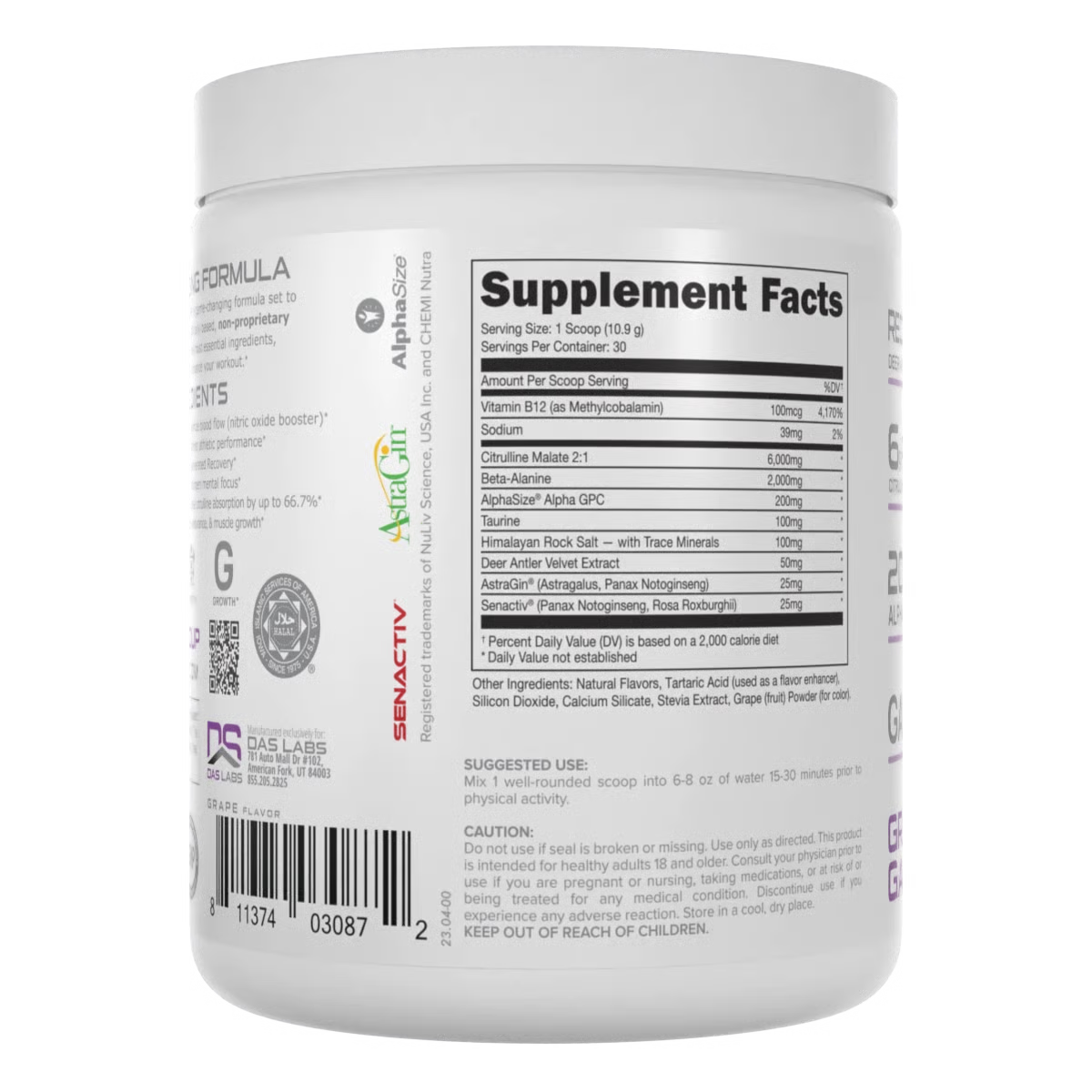 Bucked Up - Non-Stimulant Pre-Workout