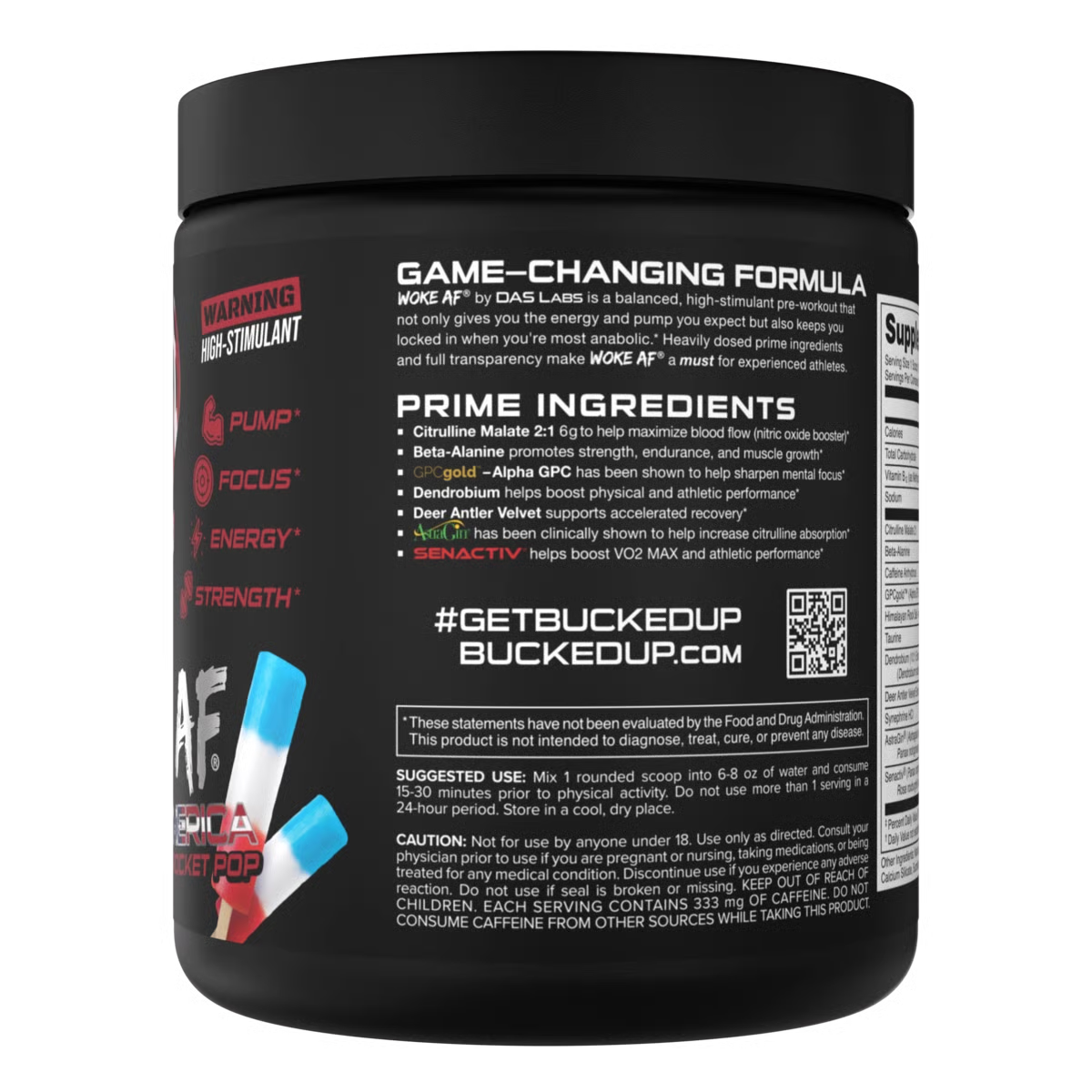 Bucked Up - Pre-Workout Woke AF