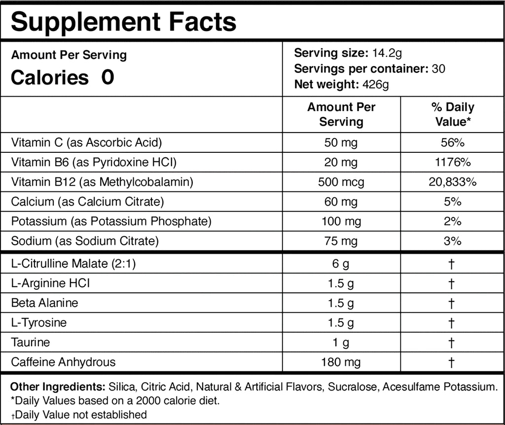 Upper Limit Pre-Workout - Peach Lemonade